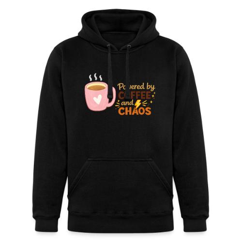 Powered by Coffee and Chaos - Unisex Heavyweight Hoodie