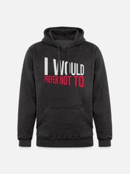 I prefer not to - Unisex Heavyweight Hoodie - 