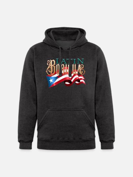 Latin Boricua Spanglish - Unisex Heavyweight Hoodie -