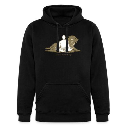 Silence Builds Kings Meditation Lion - Unisex Heavyweight Hoodie