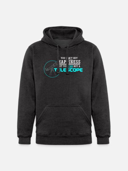 Telescope Astronomy - Unisex Heavyweight Hoodie -