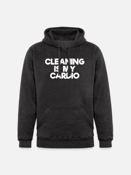 Cleaning Is My Cardio - Unisex Heavyweight Hoodie -
