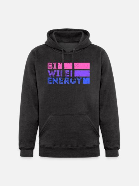 Bi Wife Energy - Unisex Heavyweight Hoodie -