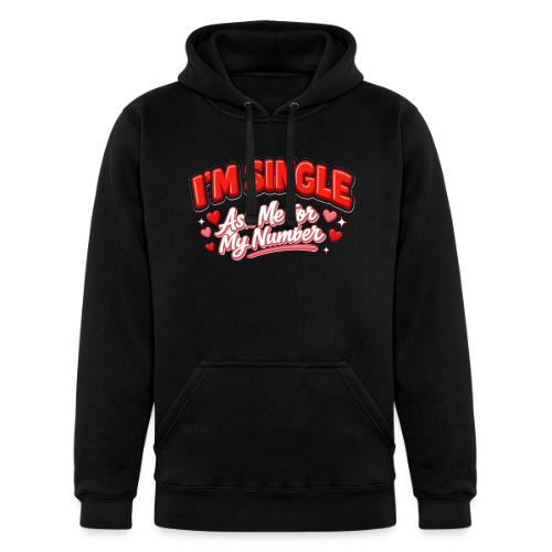 I’m Single Retro Bubble - Unisex Heavyweight Hoodie