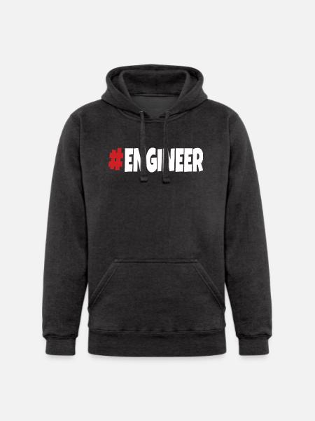 #engineer red&white - Unisex Heavyweight Hoodie - 