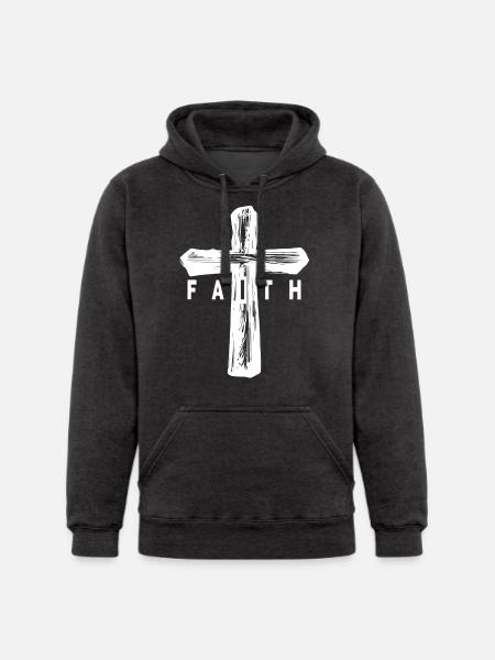 Christian Cross Religious - Unisex Heavyweight Hoodie - 