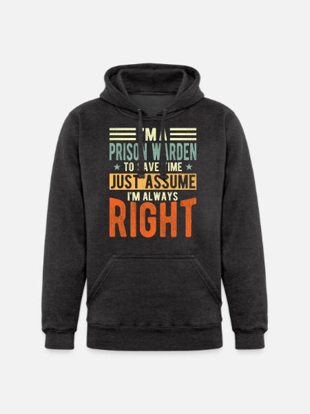 Prison Warden - Unisex Heavyweight Hoodie -