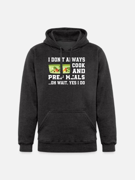 Funny Meal Prep Saying - Unisex Heavyweight Hoodie -