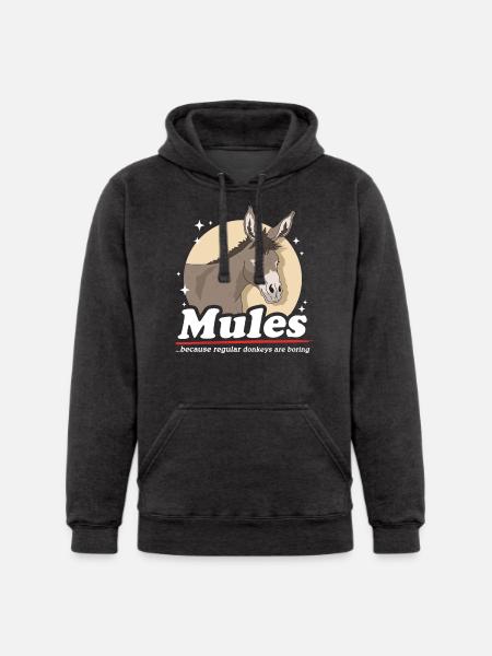 Mules Because Mule Owner - Unisex Heavyweight Hoodie - 