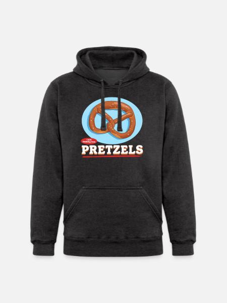 Pretzel I Love Pretzels - Unisex Heavyweight Hoodie -