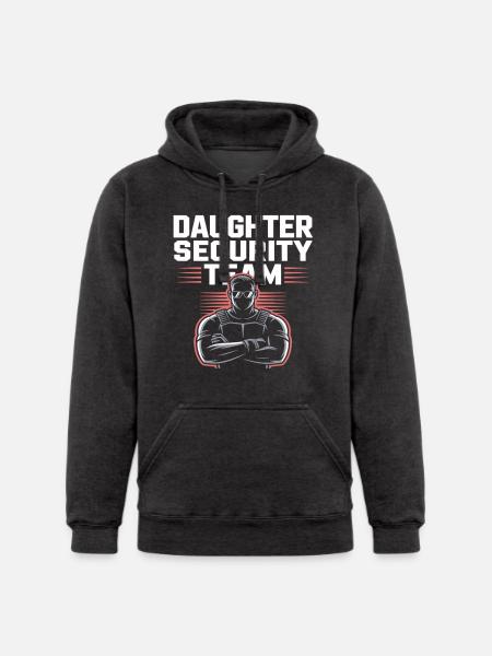 Daughter Security Team - Father Bodyguard - Unisex Heavyweight Hoodie -