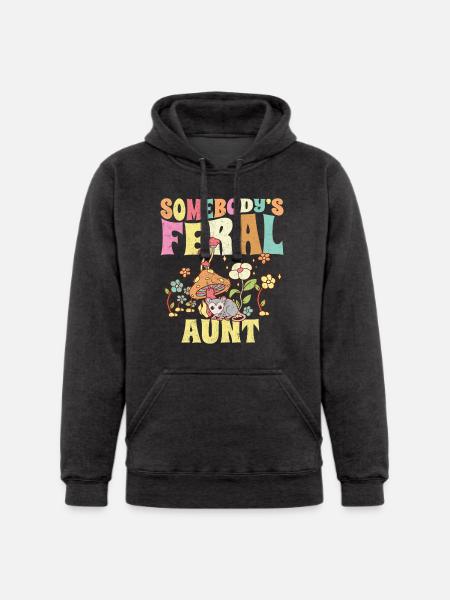 Somebody's Feral Aunt Garden - Unisex Heavyweight Hoodie - 