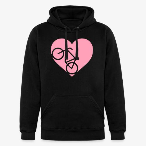 heart_bicycle_cutout - Unisex Heavyweight Hoodie