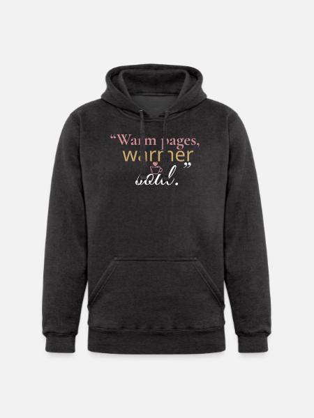 Warm Pages, Warmer Soul - Unisex Heavyweight Hoodie -