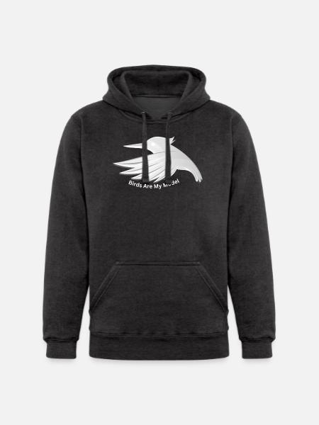 Birds_Are_My_Model - Unisex Heavyweight Hoodie -