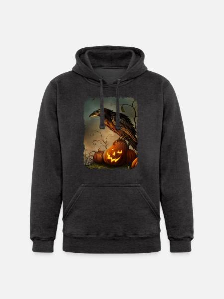Samhain Raven - Unisex Heavyweight Hoodie -