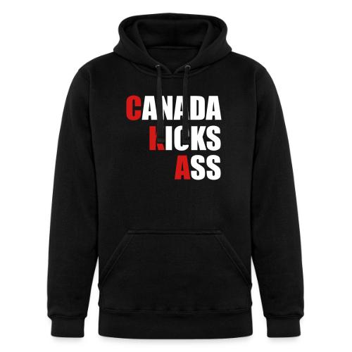 Canada Kicks Ass Vertical - Unisex Heavyweight Hoodie