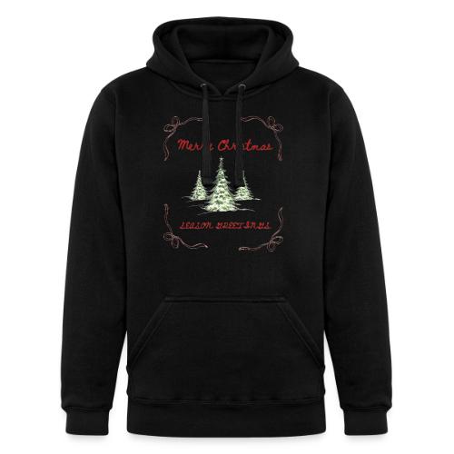 Beautiful Green Christmas Tree Graphic - Unisex Heavyweight Hoodie