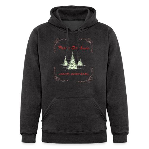 Beautiful Green Christmas Tree Graphic - Unisex Heavyweight Hoodie