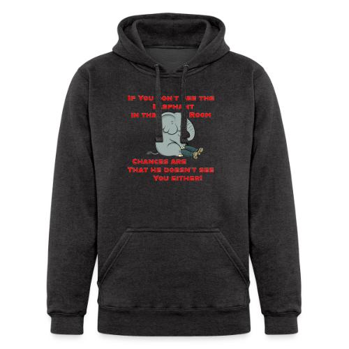 Elephant in the Room Meme - Unisex Heavyweight Hoodie