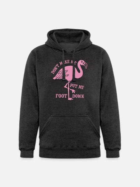 Flamingo Foot Down - Unisex Heavyweight Hoodie -