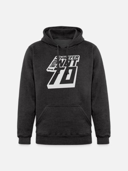 I prefer not to - Unisex Heavyweight Hoodie -