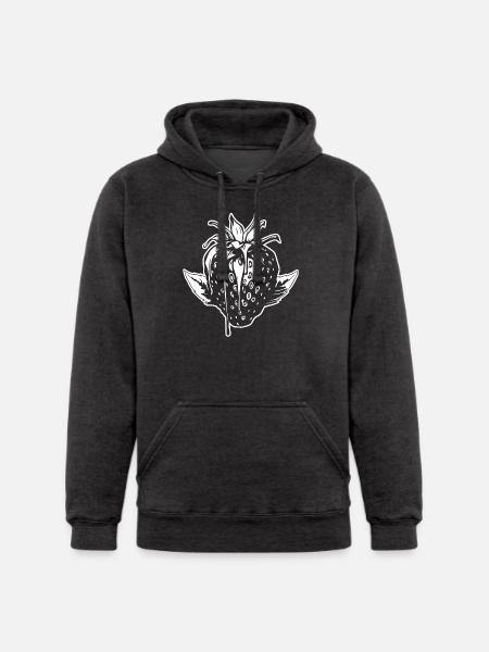 Strawberry Fruit Berries - Unisex Heavyweight Hoodie -