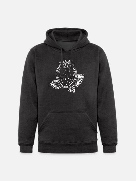 Strawberry Fruit Berries - Unisex Heavyweight Hoodie -
