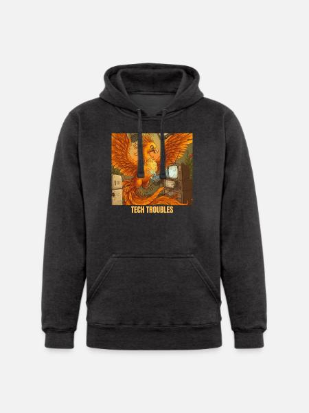 Phoenix's Voice Command Mishap - Unisex Heavyweight Hoodie -