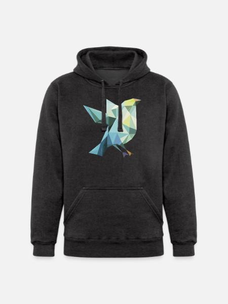 Polygonal Bird - Unisex Heavyweight Hoodie - 