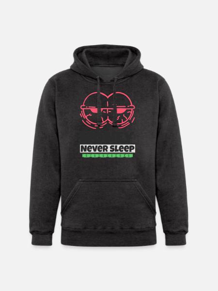 Money Never Sleep - Unisex Heavyweight Hoodie -