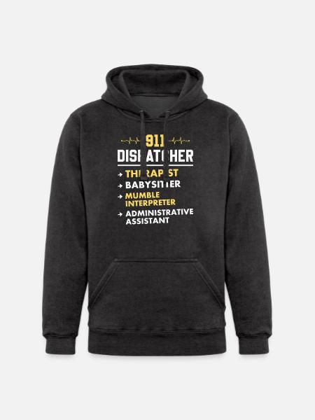 911 Dispatcher Humor - Unisex Heavyweight Hoodie - 