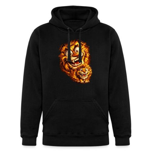 Crazy Double Lion Streetwear - Unisex Heavyweight Hoodie