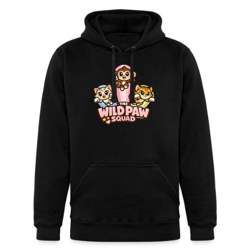 Wild Paw Squad Cute Animal Friends - Unisex Heavyweight Hoodie