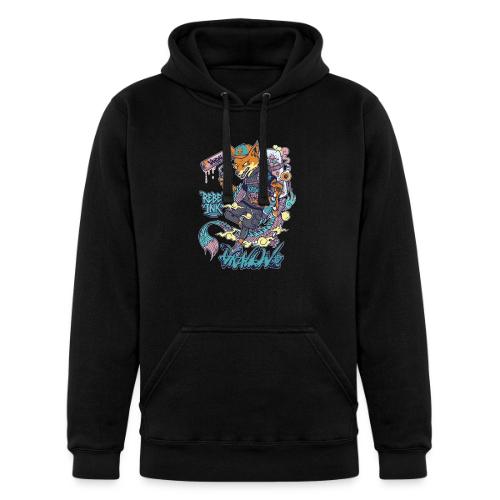 Kitsune Street Rebel - Unisex Heavyweight Hoodie
