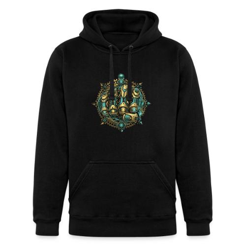 Cyberpunk Power Robot Hand - Unisex Heavyweight Hoodie