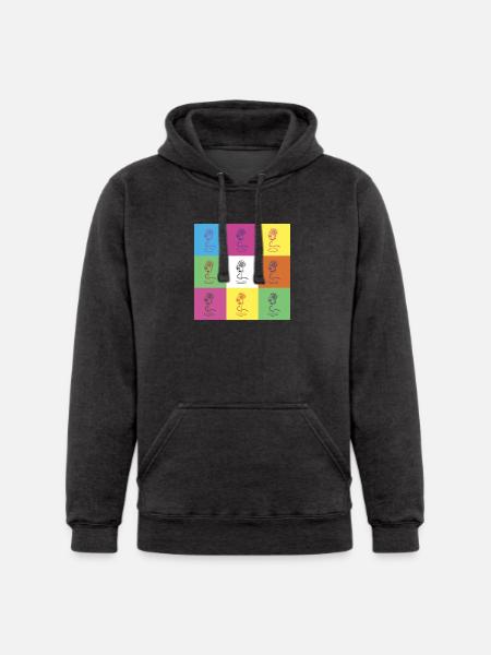 Microphone design - Unisex Heavyweight Hoodie -