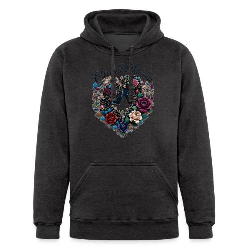 Eternal Bloom Embrace T-Shirt - Unisex Heavyweight Hoodie
