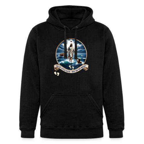 Walking On Water Faith T Shirt, Christian Miracle - Unisex Heavyweight Hoodie