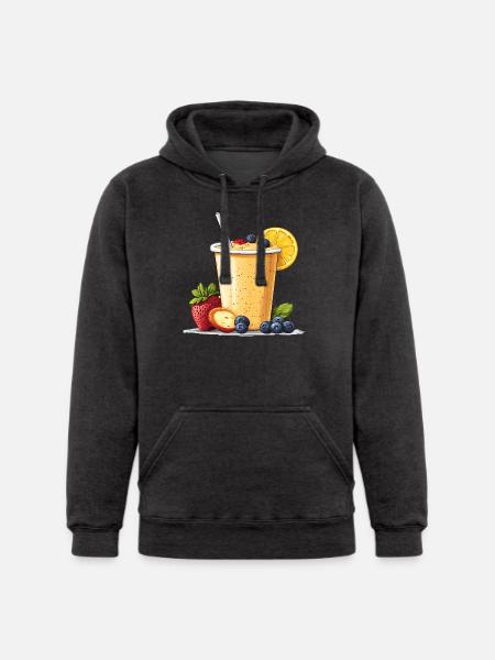Citrus Berry Smoothie Cup - Unisex Heavyweight Hoodie -