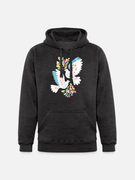 Peace Doves - Unisex Heavyweight Hoodie -