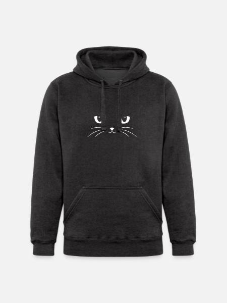 Cat Face - Unisex Heavyweight Hoodie - 
