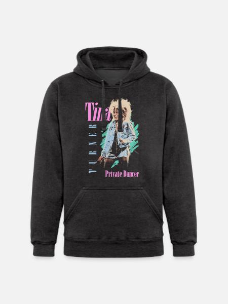 Tina Turner Private Dancer Design - Unisex Heavyweight Hoodie - black