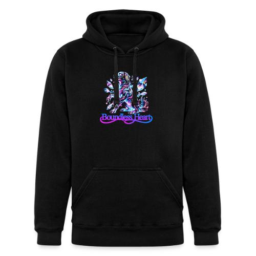 Boundless Heart Neon Galaxy Dog Shirt - Unisex Heavyweight Hoodie