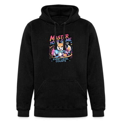Cute Gamer Shiba Inu Level Up - Unisex Heavyweight Hoodie