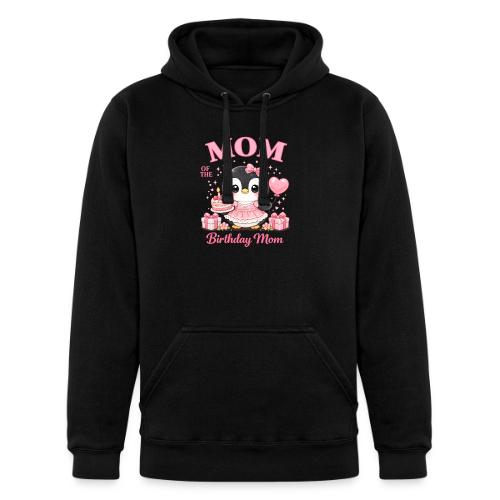 Cute Penguin Birthday Mom Kawaii Cake Balloon Gift - Unisex Heavyweight Hoodie