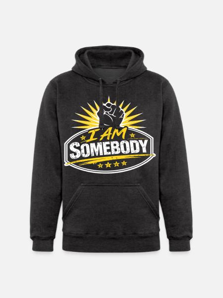 I Am Somebody Sunburst Badge - Unisex Heavyweight Hoodie -