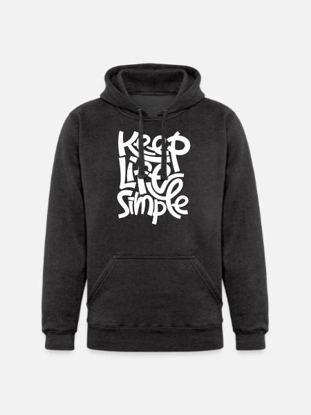 keep life simple - Unisex Heavyweight Hoodie -