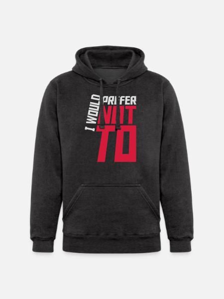 I prefer not to - Unisex Heavyweight Hoodie -