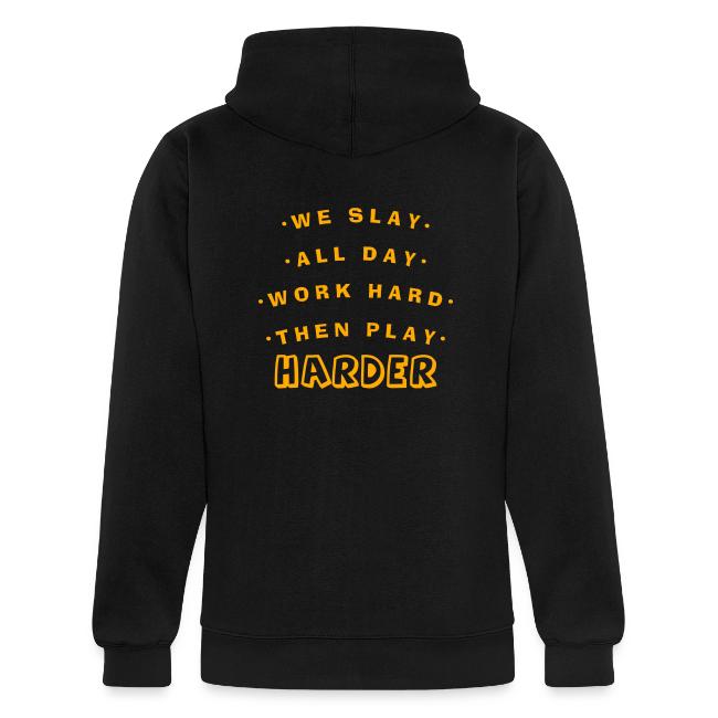 We Slay All Day Shiny Shirt Metallic Silver & Gold